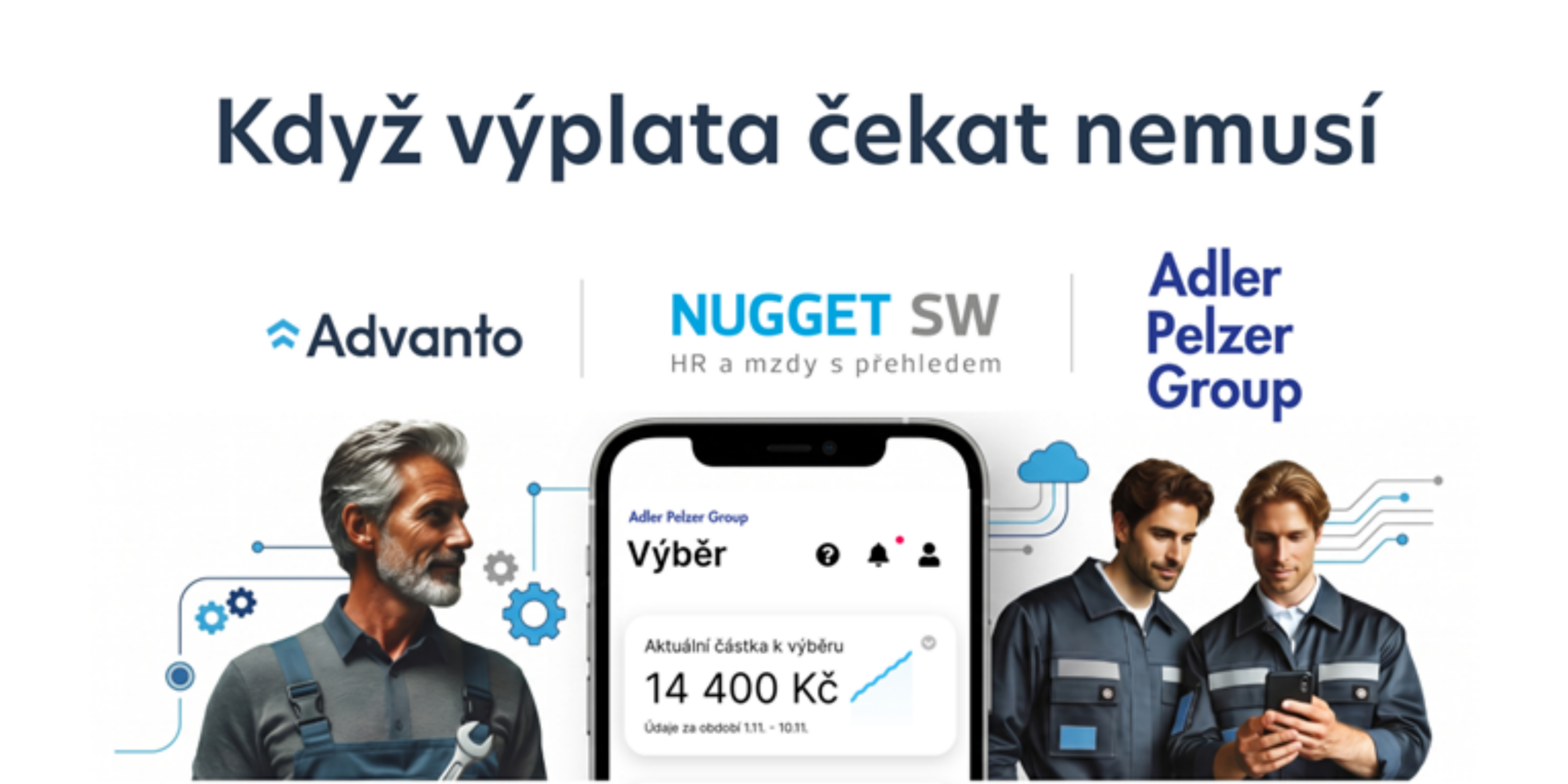 Adler Pelzer Group ve svých pěti výrobních závodech v České republice a na Slovensku zpřístupnila všem zaměstnancům výplatu kdykoliv. Výsledky překvapily i ty nejzkušenější HR manažery.